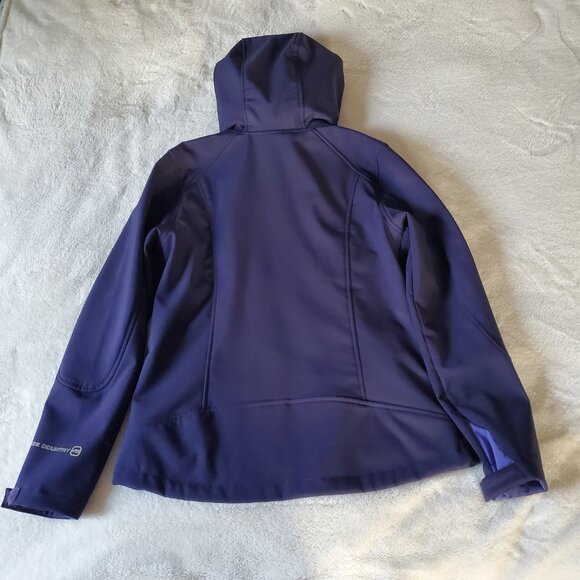 Free Country Softshell Jacket Women’s Water Resistant Fleece Purple Small - Picture 2 of 16